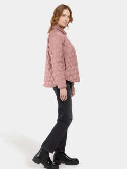 Clearance Didriksons tikkitakki Bim J05 Rosa