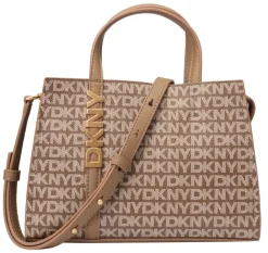 DKNY laukku I4E Avril SM Satchel CBody IE4 Chino / Shitake