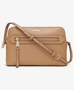 Hot DKNY olkalaukku R42EKE17 CAP CAP Cappuccino