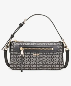 Best DKNY olkalaukku R42HYE18 XLB XLB Black logo / black