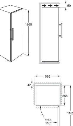 Electrolux jääkaappi LRT6ME38W1 valkoinen