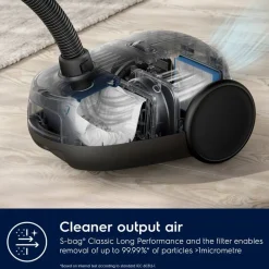 Online Electrolux pölynimuri Clean 600 Green Bagged EB61C2GRN harmaa