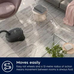 Online Electrolux pölynimuri Clean 600 Green Bagged EB61C2GRN harmaa