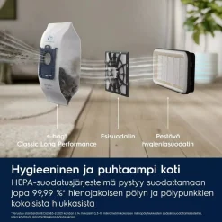 Electrolux pölynimuri EB51C1OG vaalea sinivihreä