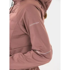 Outlet Endurance takki Eluna W Primaloft 4321 Rose taupe
