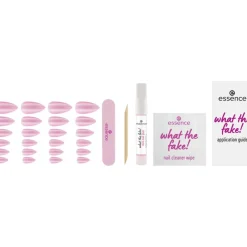 Discount Essence tekokynnet What The Fake! Press-On nails manicure set