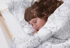 Sale Familon Norppa Organic lasten pl+tl setti  mustavalk 120x160/40x60