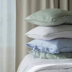 Pellava pussilakanasetti 150x200/50x60 cm taivas*Familon New