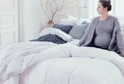 Discount Familon päiväpeitto Ultra harmaa/valk 260x260