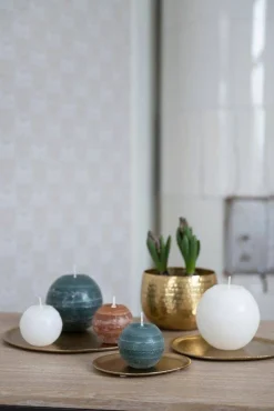 Best Fanni K Home pallokynttilä Rustiikki 12 cm valkoinen