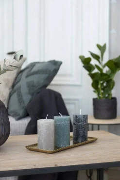 pöytäkynttilä Rustiikki 6,8x12 cm agaven vihreä*Fanni K Home Sale