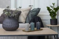 pöytäkynttilä Rustiikki 6,8x12 cm agaven vihreä*Fanni K Home Sale