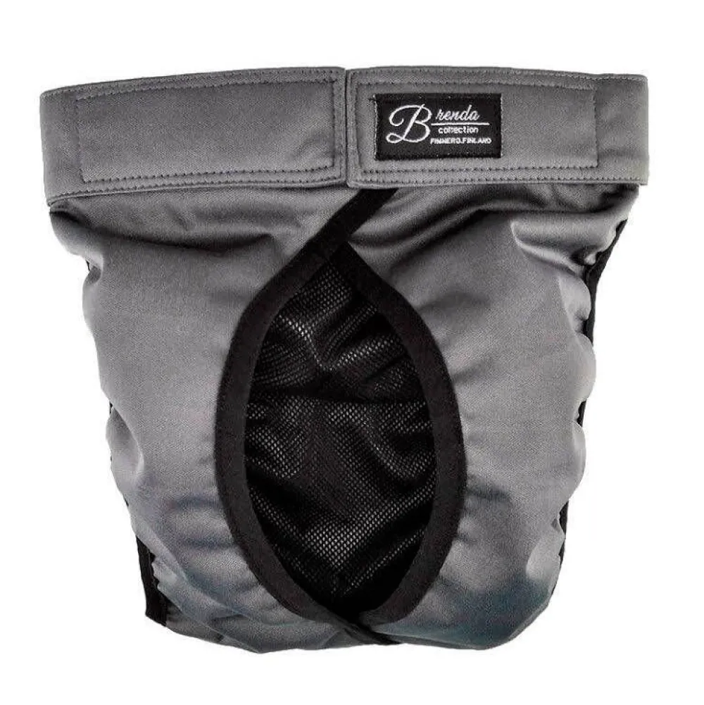 Brenda juoksuhousut koiralle tummaharmaa M*Finnero Hot