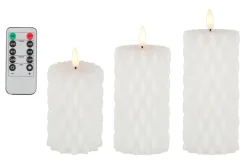 Sale Finnlumor LED-kynttiläsarja Carisma 3D liekki 3-os.