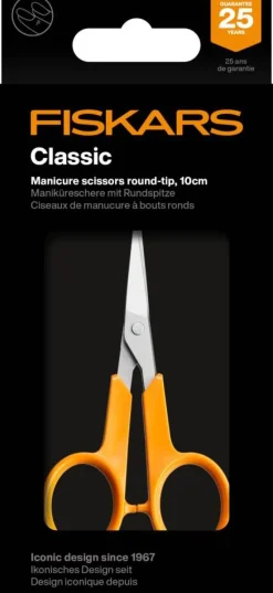 Hot Fiskars Classic kynsisakset pyöreäkärkiset 10 cm