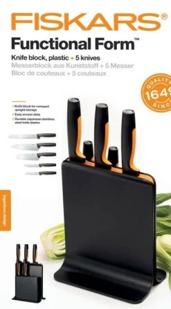 Functional Form veitsitukki muovi (sis. 5 veistä)*Fiskars Hot
