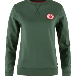 Clearance Fju00e4llru00e4ven Fjällräven collegepaita 1960 Logo Badge Sweater W 679 Deep Patina