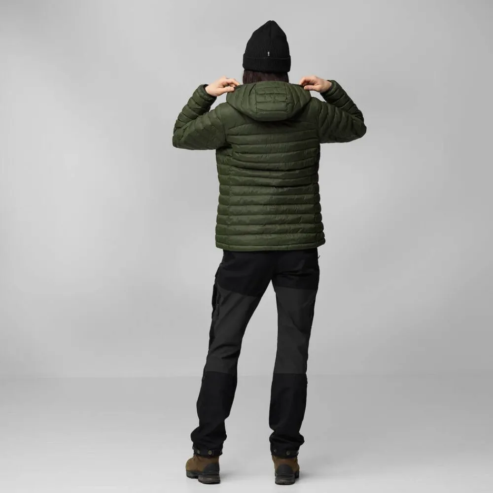 Sale Fju00e4llru00e4ven Fjällräven takki Expedition Lätt Hoodie W 614 Patina Green