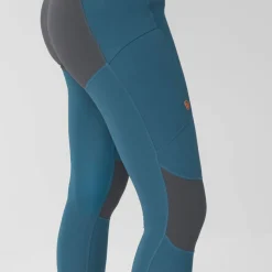 Hot Fju00e4llru00e4ven Fjällräven tights Abisko Trekking Pro W 550-048 Black-Iron Grey