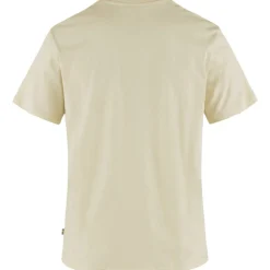 Fju00e4llru00e4ven Fjällräven t-paita Lush Logo W 113 Chalk White