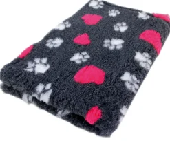 Clearance Foxy Fur makuualusta Tummanharmaa hertta 50 x 75 cm