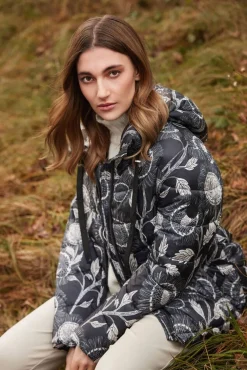 Discount Frandsen toppatakki 920-284 69 Musta/luonnonvalk