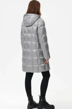 Hot Frandsen untuvatakki 766-10580 vaaleanharmaa 96