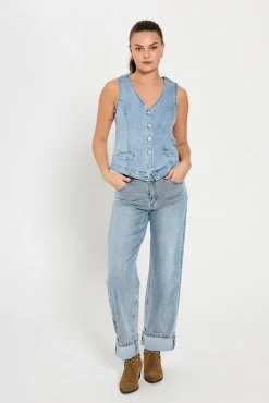 farkkuliivi FqHalsay-waistcoat*Freequent Outlet