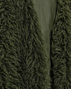 Clearance Freequent liivi FqFine-waistcoat Kombu Green