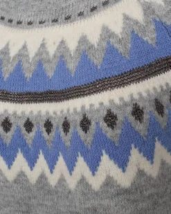 Online Freequent mekko FqMayfair-dress Medium grey mig w. Wedgwood / Harmaa-Sininen