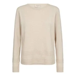 Outlet Freequent neule FqFlow-pullover Moonbeam Melange