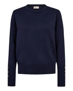 New Freequent neule FqKatie-pullover Navy Blazer
