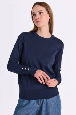 New Freequent neule FqKatie-pullover Navy Blazer