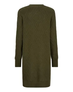 Outlet Freequent neulemekko FqSaturn-dress Winter Moss /sammalenvihreu00e4