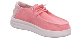 Outlet Fusion kangaskengät Lily Washed canvas baby pink
