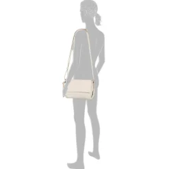 Gabor olkalaukku Felicia Flap Bag S Top Zip Off white