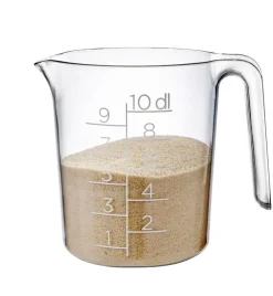 Mittakannu 1 L lasinkirkas*Gastromax Outlet