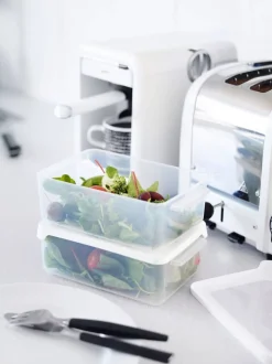 Discount Smartstore Gastromax Tiiviörasia 1 L läpinäkyvä/valkoinen