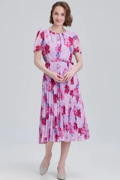 Outlet Glitz mekko 1270 Lilac flowers / Lila