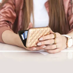 Best u00d6gon Ögon korttikotelo QB Lady Case Rose gold