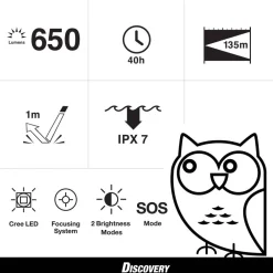 Sale GP Discovery Käsivalaisin Disc URSA 650LM