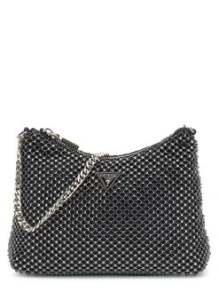 New Guess juhlalaukku Pwe Zalina Top Zip Shoulder bag Pwe Pewter