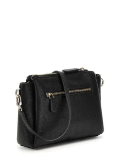 New Guess laukku Bla Noelle II Tri Comp Crossbody Bla Black