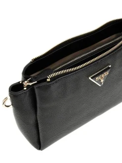 New Guess laukku Bla Noelle II Tri Comp Crossbody Bla Black