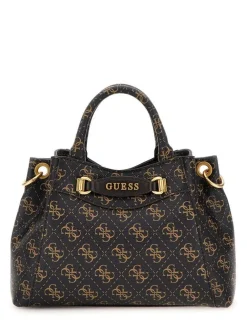 Online Guess laukku Bnl Emere Logo Mini Satchel Bnl Brown logo
