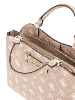 New Guess laukku Bsg Silia Girlfreiend Satchel Bsg Biscotti logo