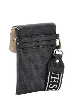 Online Guess laukku Clo Latona Flap Chit Chat Clo Coal logo