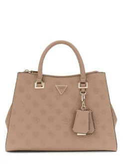 Clearance Guess laukku Dko Cresidia II Society Satchel Dko Dark Taupe Logo