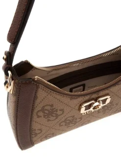 Discount Guess laukku HWOS99 01180 Lgw Karnilla Logo Shoulder Bag Lgw Logo / Brown