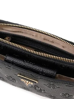 New Guess laukku HWPD98 88720 Blo Cresidia II Mini Xbody Top Zip Blo Black logo